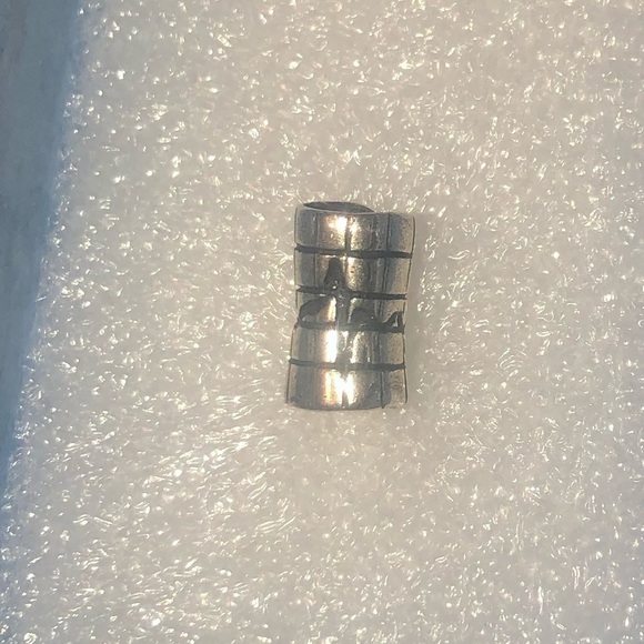 TROLLBEADS HeartBeat Bead 925 LAA Sterling Silver Bead Charm Approx 10mm Length - Picture 2 of 7